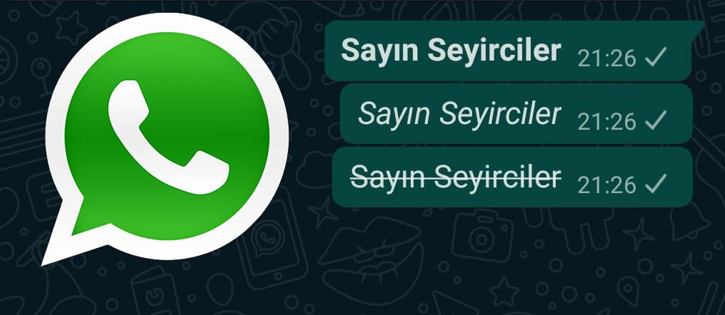 WhatsApp'ın Bilinmeyen Özellikleri 2021